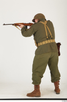  U.S.Army uniform World War II. - Technical Corporal - poses american soldier standing uniform whole body 0020.jpg